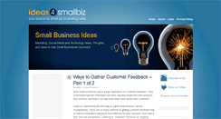 Desktop Screenshot of ideas4smallbiz.com