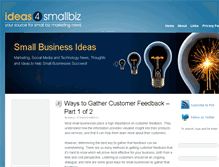 Tablet Screenshot of ideas4smallbiz.com